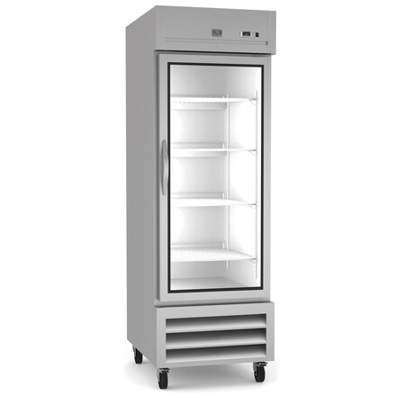Kelvinator 1-Glass Door Reach-In Refrigerator, Stainless Steel, 21 cu. ft. KCHRI27R1GDR